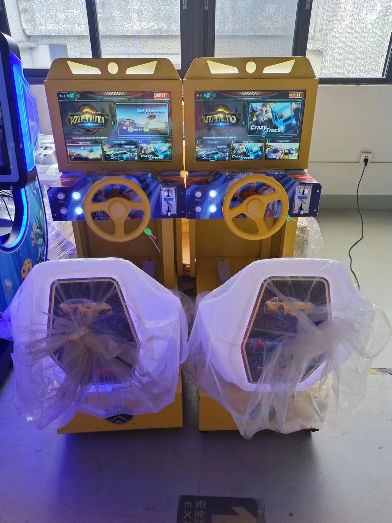 Coche de carreras para niños de 22 pulgadas.