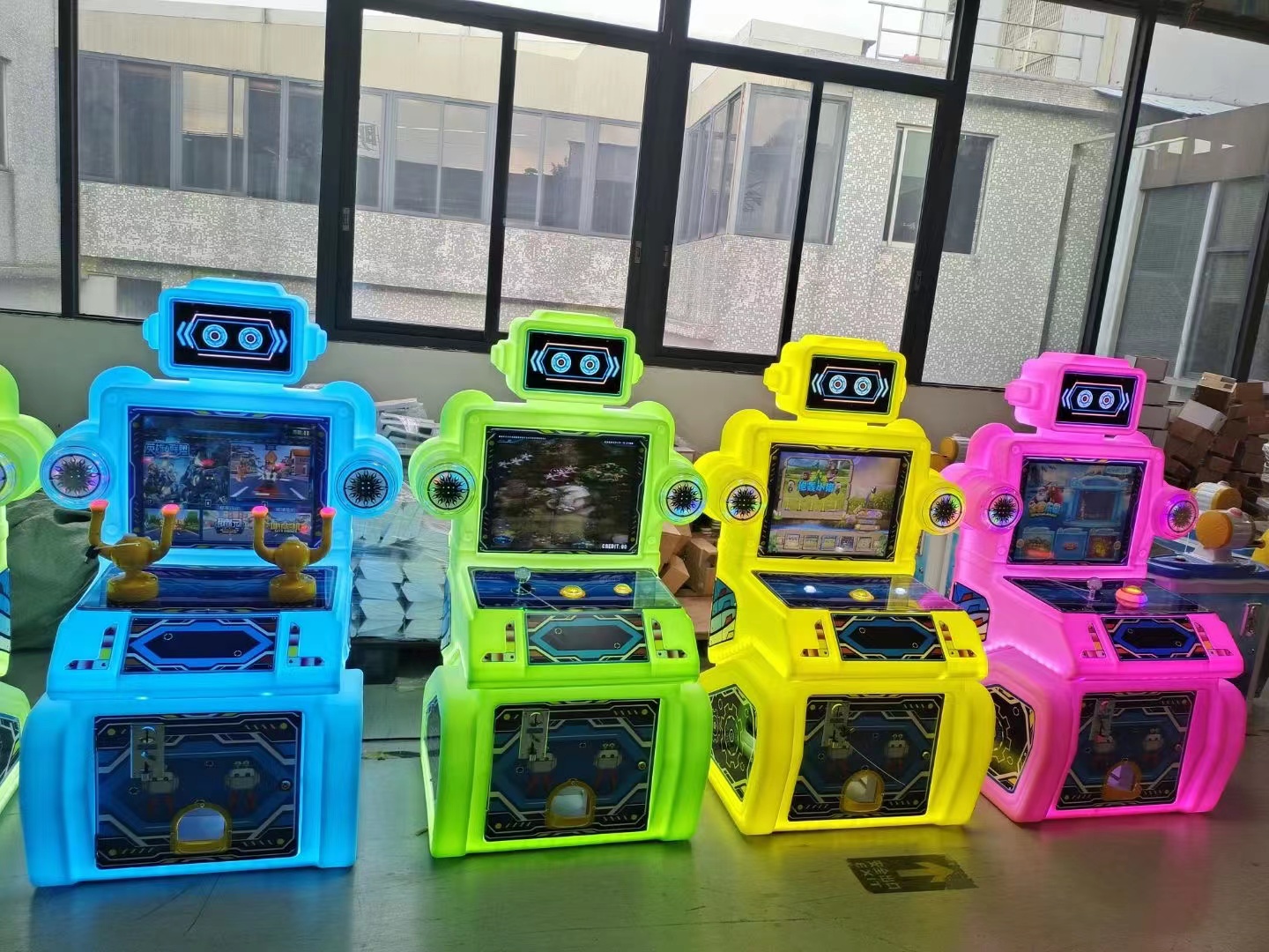 Consola de juegos para niños robot